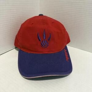 Vintage 90’s Toronto Raptors Claw Logo Cap Hat Adult Red One Size NBA Men’s Puma